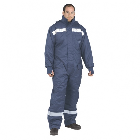 Portwest CS12 Cold Store Navy Coveralls