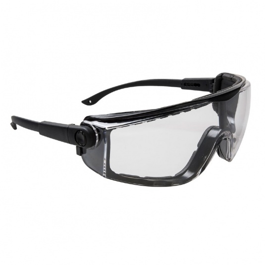 Portwest PS03 Anti-Scratch and Anti-Mist Clear Safety Glasses