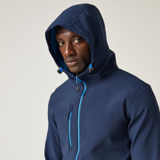 Regatta Softshell Jacket Black/Classic Red - Workwear.co.uk