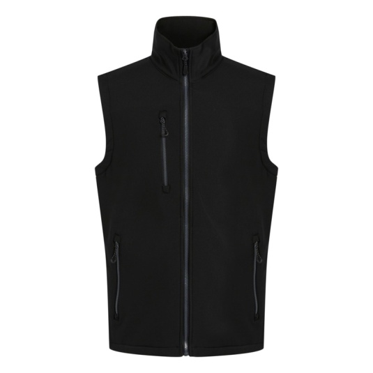 Regatta RGA894 - Zwart / Seal Grijs - HEREN HYBRIDE Bodywarmer Navigate 523296