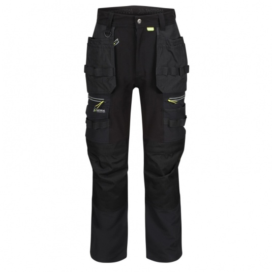 【NEXTRAVELAR TOOLS】RIDERS DOWN PANTS XL Dunlop on site trousers - Army Green/Black with back and full zip