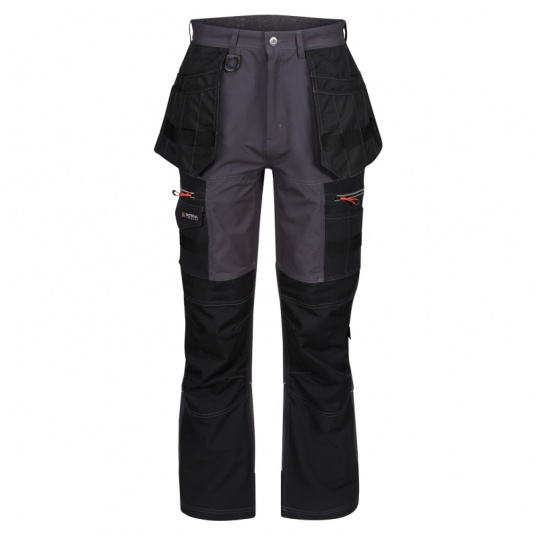 Regatta Professional Pantaloni Elasticizzati Uomo Infiltrate – Tessuto Softshell Idrorepellente, Ginocchiere Integrate, Slim Fit - 2