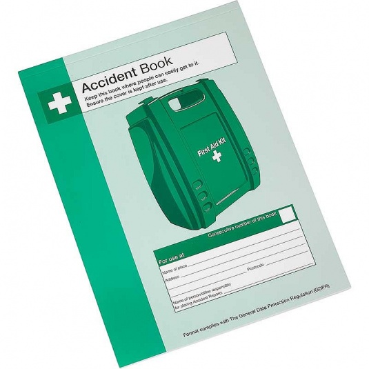 Safety First Aid Accident Book (A4) Workwear.co.uk