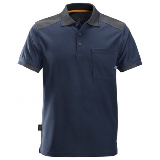 Snickers AllRoundWork Navy Short Sleeve Polo Shirt
