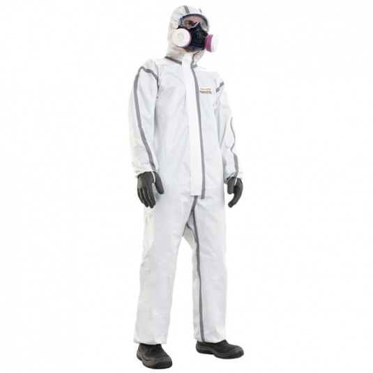 Honeywell 4500601 Spacel C4 White Type 4/5/6 Disposable Coveralls (Box of 25)