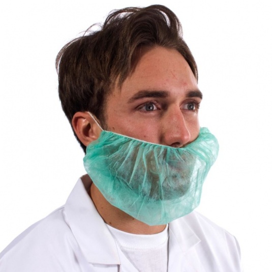 Supertouch Disposable NonWoven Beard Mask (Pack of 100) Workwear.co.uk