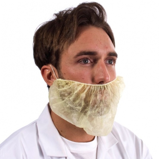 Supertouch Disposable NonWoven Beard Mask (Pack of 100) Workwear.co.uk