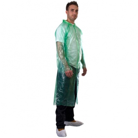 Supertouch Disposable PE Visitor Coat (Pack of 10) Workwear.co.uk
