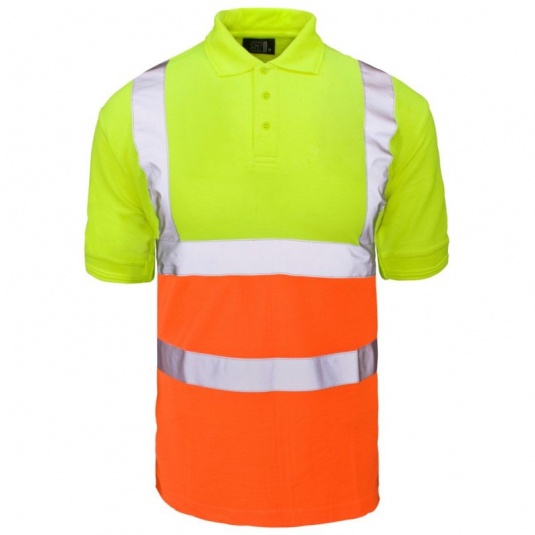 Supertouch Hi-Vis Two-Tone Polo Shirt