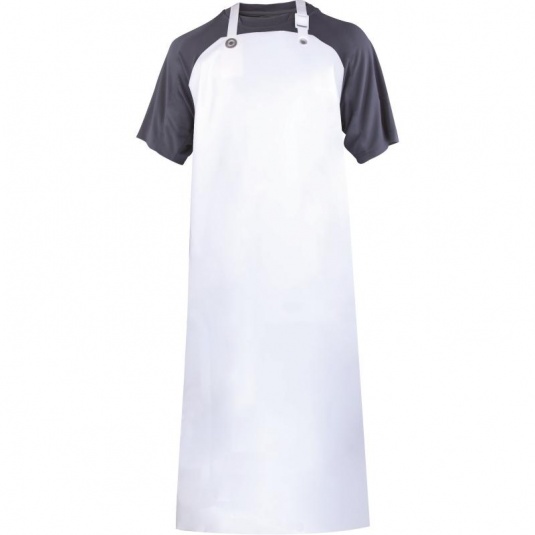 Delta Plus TABPU White PU Apron Workwear.co.uk