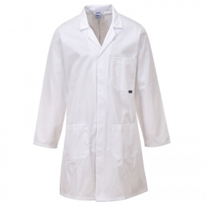 Portwest C852 Standard Engineering White Lab Coats (Pack of 12)