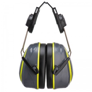 Portwest PW76 HV Medium Clip-On Extreme Ear Defenders (Grey/Yellow)