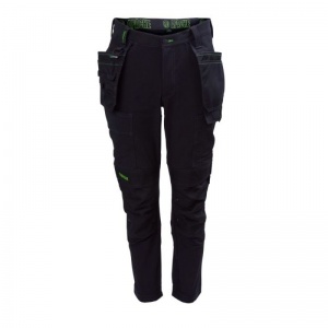 Apache Calgary Four-Way Stretch Safety Work Trousers (Black)
