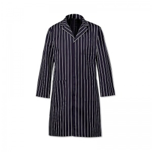 Alexandra Workwear Butcher's Stripe Coat