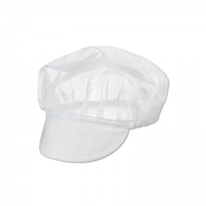 Alexandra Workwear White Coverall Mesh Hat