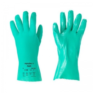 Ansell AlphaTec 39-124 Reusable Chemical-Resistant Gloves 13.8''