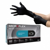 Ansell MicroFlex 93-732 Powder-Free Chemical-Resistant Hygiene Gloves