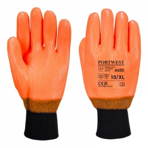 Portwest A450 All-Weather PVC Thermal Gloves