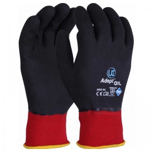 Adept Oil NFT Full Nitrile-Coated Grip Gloves