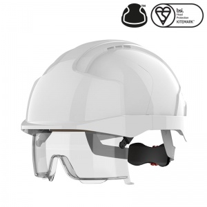 JSP EVO VISTAlens White Electrical Safety Visor Helmet
