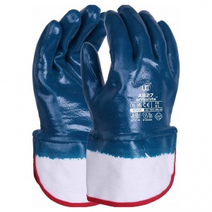 UCi Armanite A827 Heavyweight Nitrile-Coated Gloves with Safety Cuff