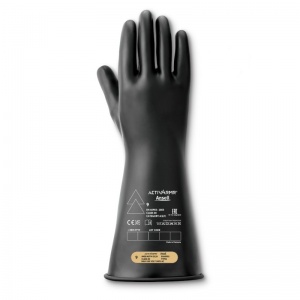 Ansell ActivArmr RIG0014B Class 00 Electrician Gloves (Black)