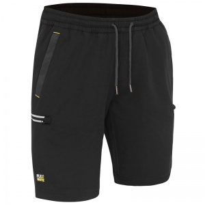 Bisley Flx & Move Stretch Elastic Waist Cargo Shorts (Black)