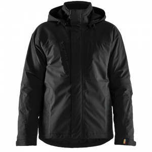 Blaklader Workwear Lightweight Lined Men's Waterproof Winter Work Jacket (Black/Black)