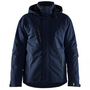 Blaklader Workwear Lightweight Lined Men's Waterproof Winter Work Jacket (Navy/Black)