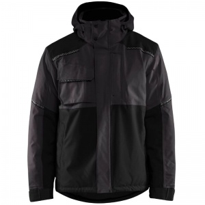 Blaklader Workwear Reflective Men's Winter Work Jacket (Dark Grey/Black)