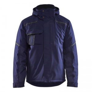 Blaklader Workwear Reflective Men's Winter Work Jacket (Navy Blue)