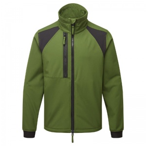 Portwest CD870 WX2 Eco Softshell Fleece-Lined Water-Resistant Technical Jacket (Olive Green)