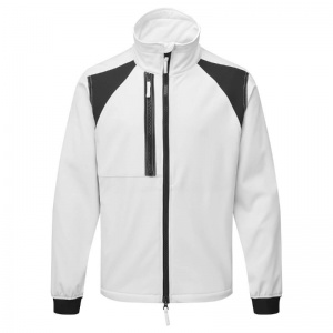 Portwest CD870 WX2 Eco Softshell Fleece-Lined Water-Resistant Technical Jacket (Pure White)