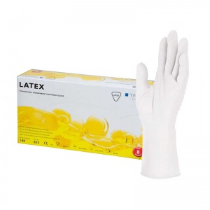 Ejendals Tegera 833 Non-Powdered Disposable Latex Gloves