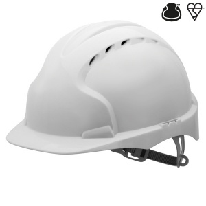 JSP EVO2 Vented Safety Helmet with Slip Ratchet