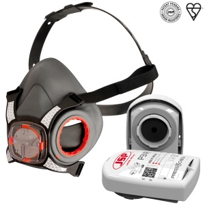 JSP Force 8 Respirator with PressToCheck P3 Filters