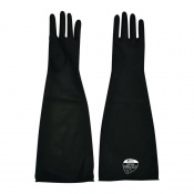 Shield GI/104 Long Chemical-Resistant Rubber Gauntlets