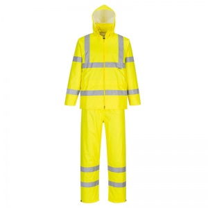 Portwest H448 Hi-Vis Yellow Packaway Rainsuit