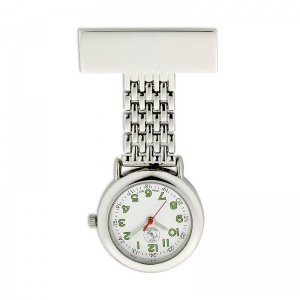 Alexandra Workwear Nurse's Classic Silver Fob Watch
