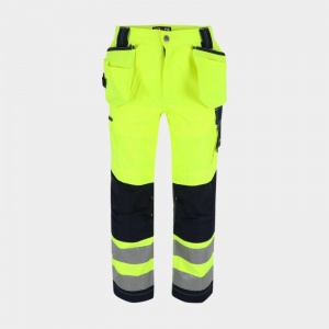 Herock Styx Waterproof High-Vis Trousers with Holster Pockets (Yellow/Navy)