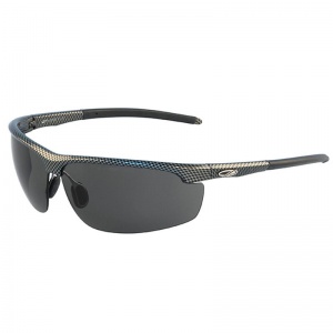 JSP Leone Carbon Style Polarised Smoke Lens Safety Glasses