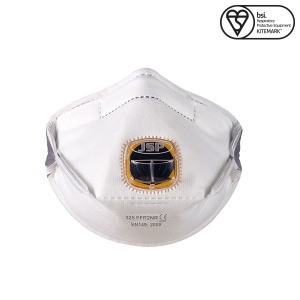 JSP FFP2 Typhoon Fold-Flat Disposable Mask with Valve (Box of 10)