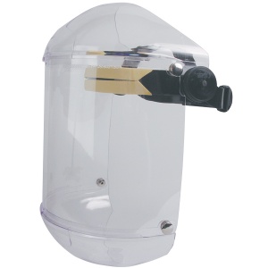 JSP Invincible Face Shield with Chinguard and Polycarbonate Visor