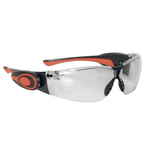 JSP Stealth 8000 Safety Glasses with Clear LED Anti-Mist Lens