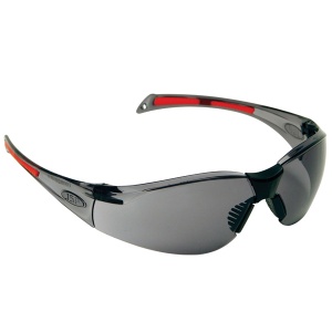 JSP Stealth 8000 Safety Glasses with Smoke Anti-Scratch Lens