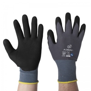 Adept NFT Nitrile Palm-Coated Grip Gloves