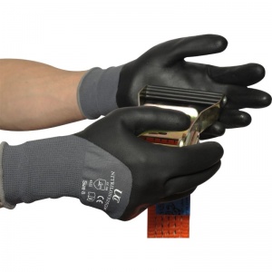 UCi Nitrilon NCN-925GK Nitrile Knuckle-Coated Oil-Resistant Gloves