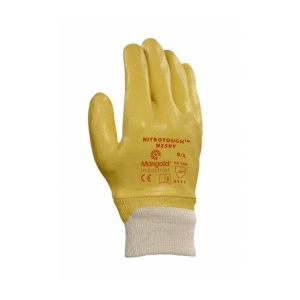 Ansell Nitrotough N250Y Nitrile-Coated Utility Gloves