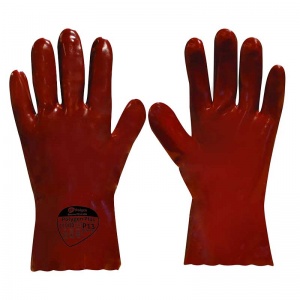 Polyco Polygen Plus 35cm Long Fully Coated PVC Gauntlet Gloves P13