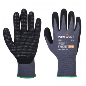 Portwest DermiFlex Micro PVC Grip Work Gloves A351